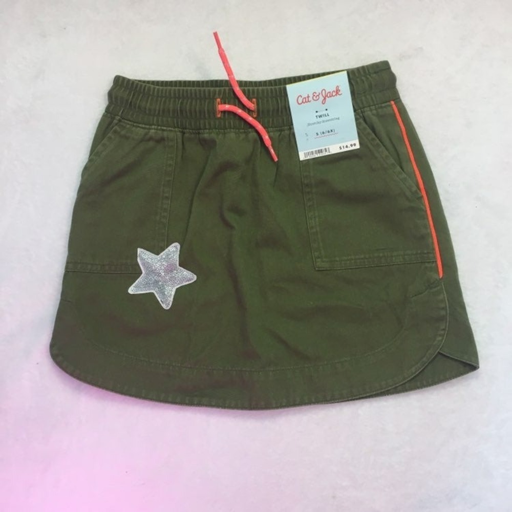 New girls cat and jack skirt 6/6x